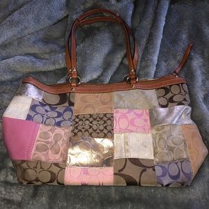 Patchwork Coach Bag